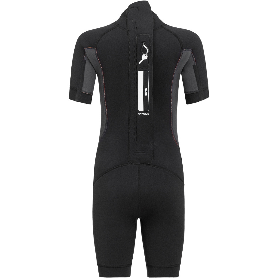 2026 Orca Junior Vitalis Shorty Swim Wetsuit NN9Y-BLK - Black